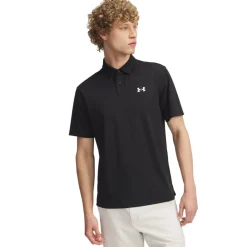 T2G Pique Polo Svart-Under Armour Hot
