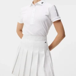 Tour Tech Golf Polo Vit-J.Lindeberg Sale