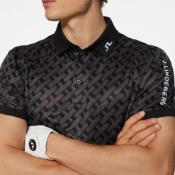 Tour Tech Print Polo-J.Lindeberg