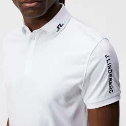 Tour Tech Reg Fit Golf Polo Vit-J.Lindeberg Sale