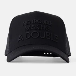 Trucker Cap 3D No Trouble Making a Double Svart-Bogeys & Birdies Hot