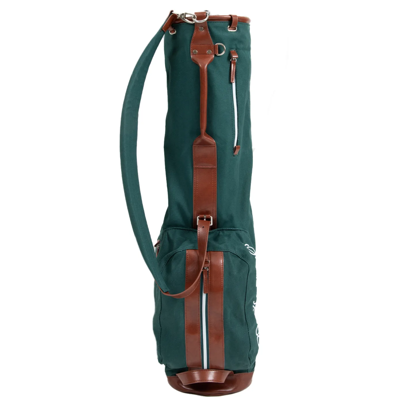 Vintage Sunday Carry Bag Grön Vit-Bogeys & Birdies Best