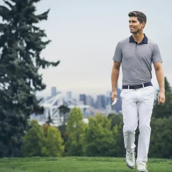 Virtue Polo Stripes Blå-Cutter & Buck Best