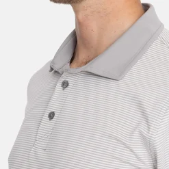 Virtue Polo Stripes Silver-Cutter & Buck Discount