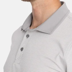 Virtue Polo Stripes Silver-Cutter & Buck Discount