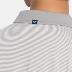 Virtue Polo Stripes Silver-Cutter & Buck Discount