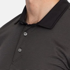 Virtue Polo Stripes Svart-Cutter & Buck Discount