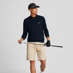 V-Neck Merino Blend Blå-Lyle & Scott Online