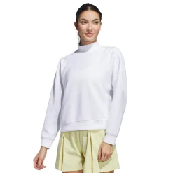 W Beyond Spacer Mock Layer Sweatshirt Vit-Adidas Hot