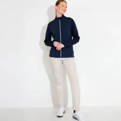 W Carden Midlayer Jkt Blå-Abacus Sale