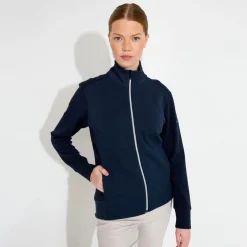 W Carden Midlayer Jkt Blå-Abacus Sale