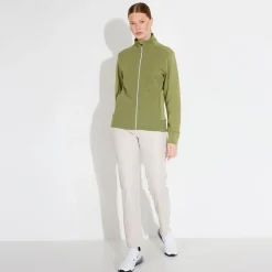 W Carden Midlayer Jkt Grön-Abacus Sale