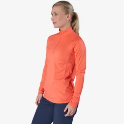 W Mid Layer LS Zip Röd-Bogeys & Birdies Discount