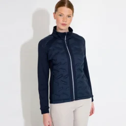 W Portrush Hybrid Jacket Blå-Abacus