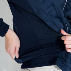 W Portrush Hybrid Jacket Blå-Abacus