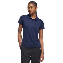 W Solid Performance Short Sleeve Polo Shirt Blå-Adidas Online