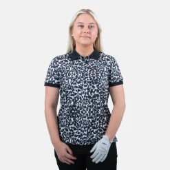 W Tech Button AOP Svart Vit-Bogeys & Birdies Hot