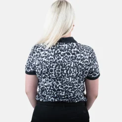 W Tech Button AOP Svart Vit-Bogeys & Birdies Hot