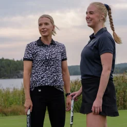 W Tech Button AOP Svart Vit-Bogeys & Birdies Hot