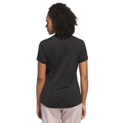 W Ultimate Diamond Jacquard Polo Shirt Svart-Adidas New