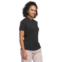 W Ultimate Diamond Jacquard Polo Shirt Svart-Adidas New