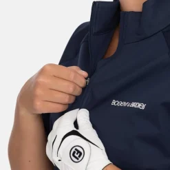 W Windbreaker SS 1/4 Zip Blå-Bogeys & Birdies New