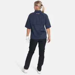 W Windbreaker SS 1/4 Zip Blå-Bogeys & Birdies New