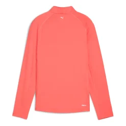 W You-V Solid 1/4 Zip-Puma Best