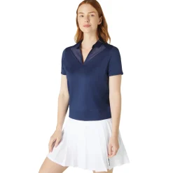 Waist Length Ss Top Blå-Callaway Outlet
