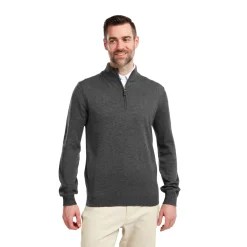 Wool Blend 1/2 Zip Grå-FootJoy Hot