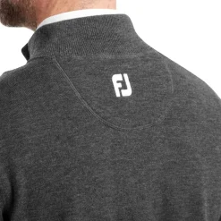 Wool Blend 1/2 Zip Grå-FootJoy Hot