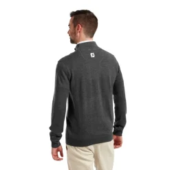 Wool Blend 1/2 Zip Grå-FootJoy Hot