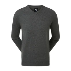 Wool Blend V-Neck Grå-FootJoy Clearance