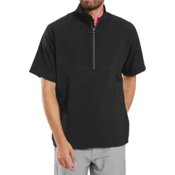 Zephyr Ss Windshirt Svart-FootJoy Sale